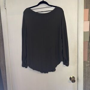 Free People Size XS Green Low Back Women's Top